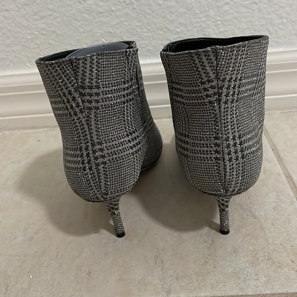 JIMMY CHOO MARINDA 65 ANKLE BOOTS SILVER GLITTER PRINCE OF STARS - Picture 5 of 7